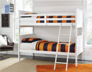 Lulu 3-Piece Twin over Twin Bunk Bed
