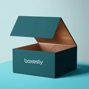 Magnetic closures packaging boxes